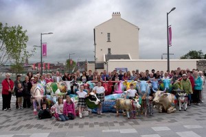 Cow Parade launch at Ebrington